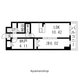 アーバンパーク新大阪【5階】の間取り
