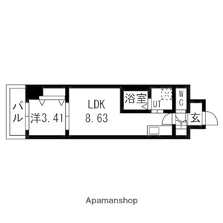 アーバンパーク新大阪【3階】の間取り