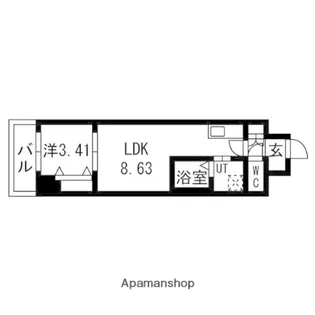 アーバンパーク新大阪【3階】の間取り