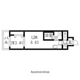 アーバンパーク新大阪【5階】の間取り