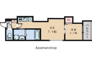 ソラーレ吹田【1階】の間取り