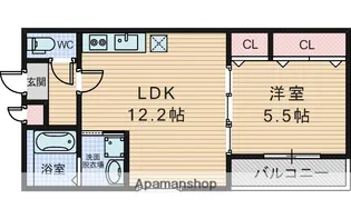 フジパレスダイドウ2丁目【2階】の間取り