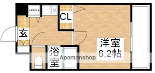 ストリーム江坂【8階】の間取り
