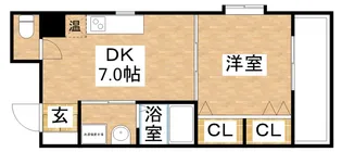 シーナリ江坂【2階】の間取り