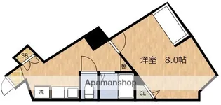 メゾンクレスト【3階】の間取り