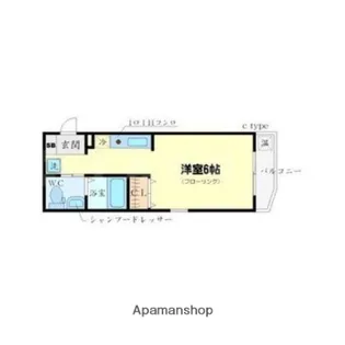 ウインズコートⅢ【2階】の間取り