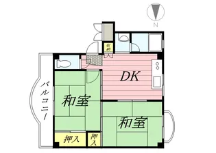 出口マンション【4階】の間取り