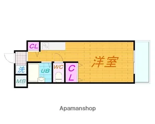 大阪府豊中市曽根東町3丁目【マンション】の間取り