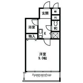 アルザス江坂【3階】の間取り