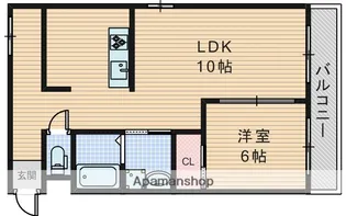 紙谷第2マンション【4階】の間取り