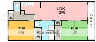 サンライズ・フレア【104号室】の間取り