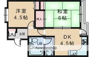ライオンズマンション豊中第2【1階】の間取り