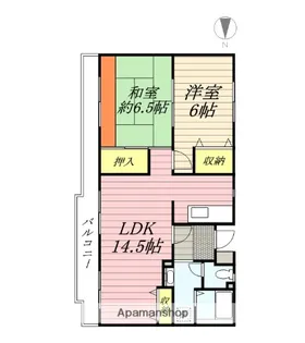 クレール豊中曽根【4階】の間取り