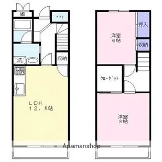 エクセレント江坂【2階】の間取り