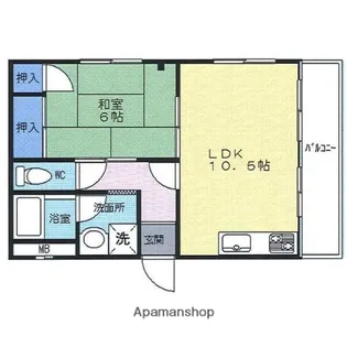 エクセレント江坂【3階】の間取り