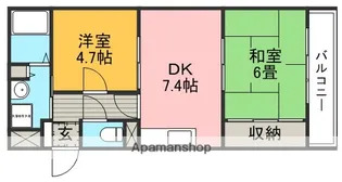 エスポワール曽根【2階】の間取り