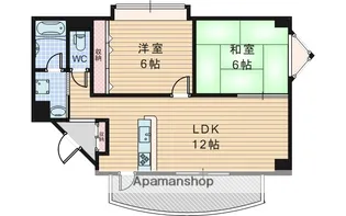 大阪府豊中市長興寺北3丁目【マンション】の間取り