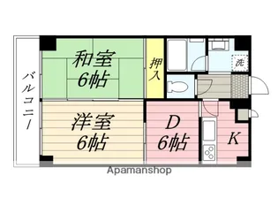 アートコート【3階】の間取り