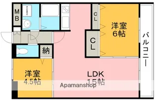 ソフィア服部【2階】の間取り