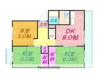 パティエール【4階】の間取り