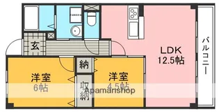 桜塚マンション【3階】の間取り
