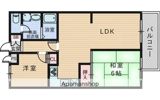 コスモハイツ上野【3階】の間取り
