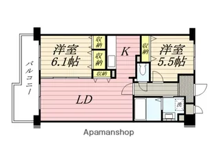 メゾンドファミール【2階】の間取り