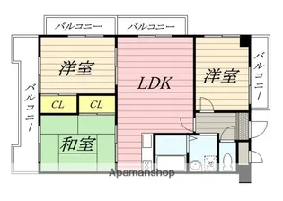 メゾン稲津【5階】の間取り