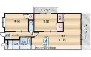 タルイレジデンス【5階】の間取り