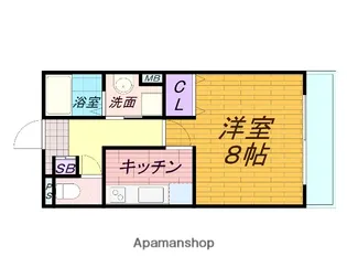 ラ・カーサベルデ【1階】の間取り