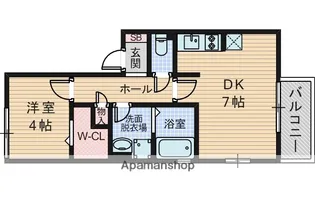 長興寺コーポ【2階】の間取り