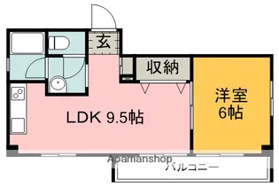 マンション本多【2階】の間取り