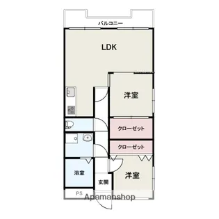 ハイツ吉祥【9階】の間取り