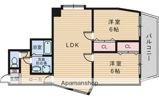 ヴィラウッドランドⅡ【4階】の間取り