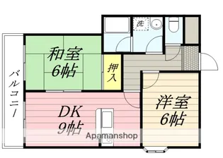 セランジュ豊中【6階】の間取り