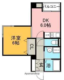 スクエア【5階】の間取り