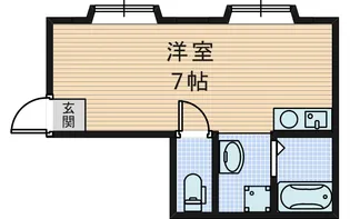 コスモハイツ【4階】の間取り