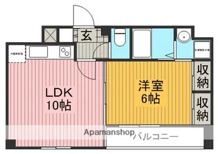 ルグラン弐番館【5階】の間取り