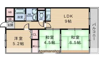 ナカツカハイツ【2階】の間取り