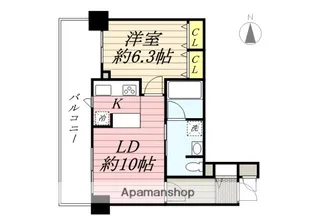 PHOENIX緑地公園【1階】の間取り