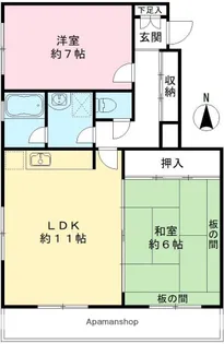 Tコート佳園【3階】の間取り