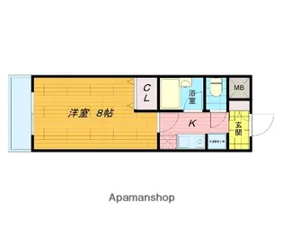 ジェイスクエア庄内【4階】の間取り