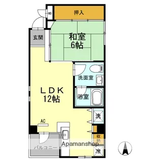 アルビオン【2階】の間取り