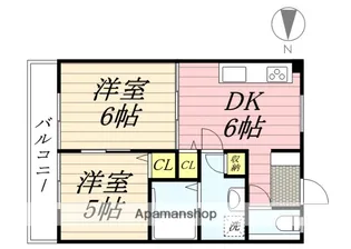 ハイツイレブン1号館【2階】の間取り