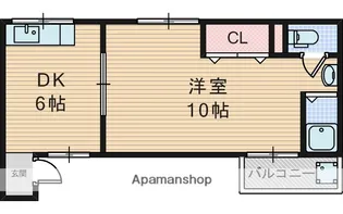 曽根ハイホーム【2階】の間取り