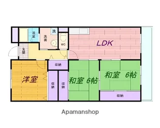 ベルファストソネ【6階】の間取り