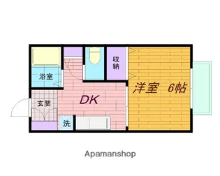 ウエストヒルズ【1階】の間取り