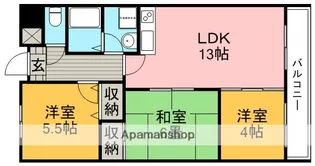 パークサイド前田2号館【3階】の間取り