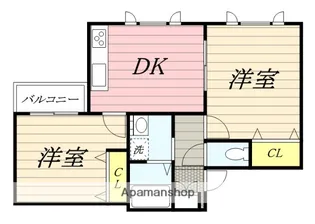 ヴェルディ豊中【2階】の間取り