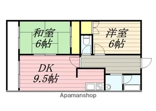 伊丹マンション【6階】の間取り
